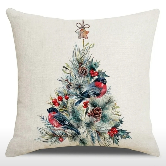 Nwt Christmas tree home decorative accent pillow case - Picture 1 of 2